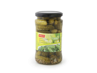 Marin. agurkai RIMI, 2 - 5 cm, 340 g / 180 g