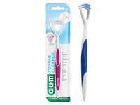 GUM 2 in 1, liežuvio valiklis grandiklis su šepetėliu, 1 vnt.