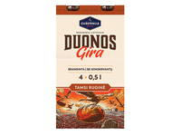 Tamsi ruginė duonos gira GUBERNIJA, 4x500 ml, 2 l