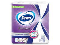 Popieriniai rankšluosčiai ZEWA Premium, 2 sl., 2 vnt. x 12,10m