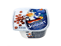 Jogurtas su šokolado žiedeliais ALMA, 150 g