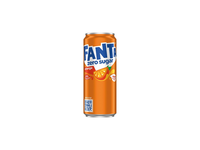 Gazuot. gaiv.gėrimas FANTA ORANGE ZERO, 0,33l