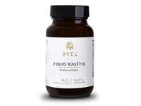 AVEL FOLIO RŪGŠTIS, Bioaktyvus foliatas, 90 kapsulių