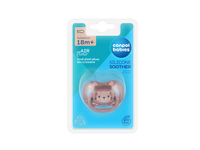 CANPOL BABIES silikoninis simetrinis čiulptukas CUTE ANIMALS, 18+ mėn
