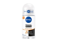 NIVEA BLACK & WHITE INVISIBLE ULTIMATE IMPACT 5 IN 1 rutulinis antiperspirantas, 50 ml