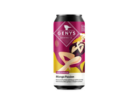Genys HARD alkoholinė kombucha Mango Passion 5% 0,44L