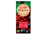 Ekologiškas šokoladas TORRAS su goji ir acai uogomis, 100 g, LT-EKO-001