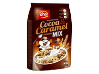Sausi pusryčiai OHO CARAMEL&COCOA MIX, 500 g
