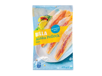 Šaldyta aliaskinės menkės filė BILLA, 475 g