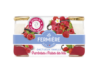 Jogurtas LA FERMIERE, su avietėmis ir laukinėm braškėm, 2x150g