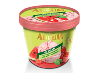 Arbūzų skonio plombyras AURUM su arbūzų įdaru, 455 g