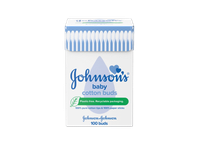 Medvilniniai ausų krapštukai JOHNSON'S BABY, 100 vnt., 100 vnt.