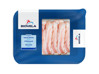 Kiaulienos šoninė be kaulo, be odos, pjaustyta, 300 g UTENOS MĖSA