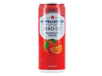 Gaivusis gazuotas gėrimas SANPELLEGRINO ZERO ARANCIATA ROSSA, 330 ml