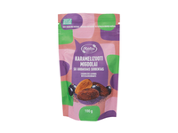 Karamelizuoti migdolai su juodaisiais serbentais, 100 g