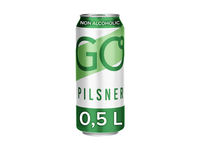 Nealkoholinis alus GO PILSNER, 500 ml