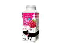 Jogurtas VILKYŠKIŲ, aviečių skonio, 2% riebumo, 330 ml, tetratop