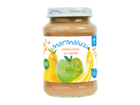 KOŠĖ Eko Bananų, kriaušių, obuolių, avižų - 6 mėn 0.19/190g MARMALUZI