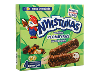 Glaistytas vanilinis plombyras NYKŠTUKAS su migdolais, 320 ml / 252 g