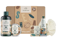 Kūno priežiūros rinkinys The Body Shop Nourish & Flourish Shea, 5 vnt.
