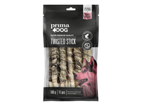 Lašišos ir apdorotos odos lazdelė, PrimaDog, 13 cm, 11 vnt, 100g