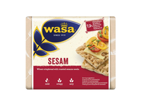 Kvietinės duonelės su sezamo sėkl. WASA ,200g