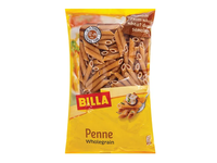 Pilno grūdo makaronai penne, BILLA, 500 g