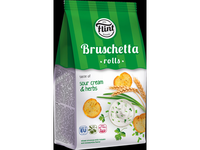 Brusketa FLINT, grietinės ir žolelių skonio, 65 g