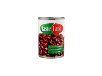 Konservuotos raudonosios pupelės TASTE LAND, 400 g/240 g