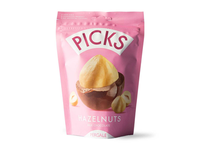 Lazdynų riešutai pieniniame šokolade PICKS, 90g