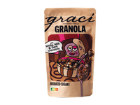Granola GRACI TRIPLE CHOCOLATE su trijų rūšių šokoladu, 250 g