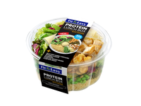 Pietų dėžutė FIT&EASY PROTEIN, salotos su vištiena, perliniu kuskusu ir sūriu, 270g