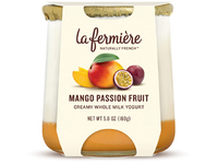 Jogurtas LA FERMIER, su mangu ir pasifloru, 2x140 g