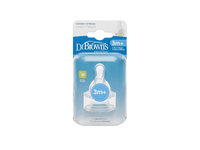 DR. BROWN'S žindukai siauro kaklelio buteliukams 3-6 mėn., N2