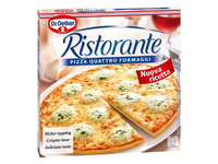 ❄️ Šaldyta pica RISTORANTE, QUATTRO FORMAGGI, 340 g