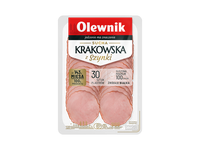 Kumpio dešra KRAKOWSKA, vytinta, griežinėliais, 80 g