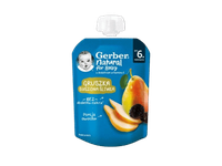 Kriauš.slyvų tyrelė GERBER;80g,6+, 80 g