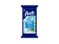Drėgnos servetelės "Presto Clean" langams, 30 vnt.