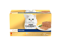 Paštetų rinkinys katėms GOURMET GOLD, 4 X 85g