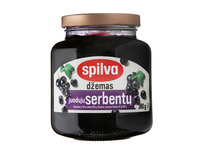 Juodųjų serbentų džemas SPILVA, 380 g