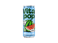 Gazuotas funkcinis gėrimas VITA POP WATERMELON LIME, 330 ml x 12