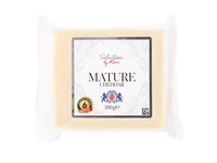 Čederio sūris S. BY RIMI MATURE, 48 %, 200 g