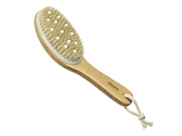NUUM Curved handle body brush with soft massage beads masažinis kūno šveitimo šepetys