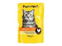Kačių ėdalas paukšt. padaže PURRRFECT, 100 g