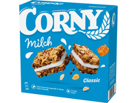 Javainių batonėliai su pieniniu pertepimu CORNY MILK, 120 g