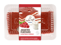 Jogurtinis plokštainis su avietėmis ir traškiais dribsniais, 1 kg