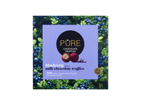 Pieninio šokolado triufeliai PURE CHOCOLATE su mėlynių kremo įdaru, 120 g