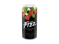 Sidras FIZZ, braškių skonio, 4,5%, 0,5 l, skardinė D