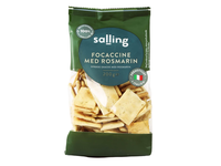 Krekeriai su roz. SALLING FOCACCINE, 200 g