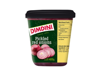 Marinuoti raudonieji svogūnai DIMDINI, 400 g